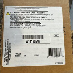 Washer Water Inlet Solenoid Valve for Whirlpool W11096267 W11165546